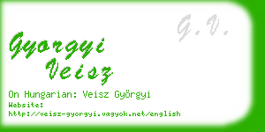 gyorgyi veisz business card