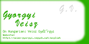 gyorgyi veisz business card